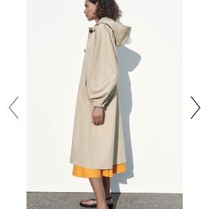 ZARA oversized trench coat NEW WITH TAGS